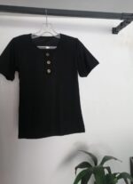 تیشرت کبریتی ، تیشرت زنانه ، تیشرت دخترانه، تیشرت مشکی - Image 8