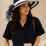 کلاه ساحلی زنانه ، کلاه لبه دار