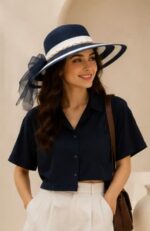 کلاه ساحلی زنانه ، کلاه لبه دار
