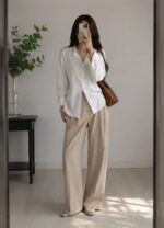 شومیز بیسیک سفید ، شومیز زنانه - Image 8