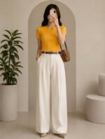 تیشرت زنانه ،تیشرت کبریتی سایز بزرگ - Image 4