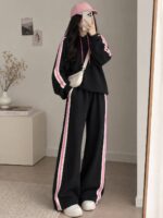 ست کراپ هودی و شلوار دخترانه و زنانه - Image 7